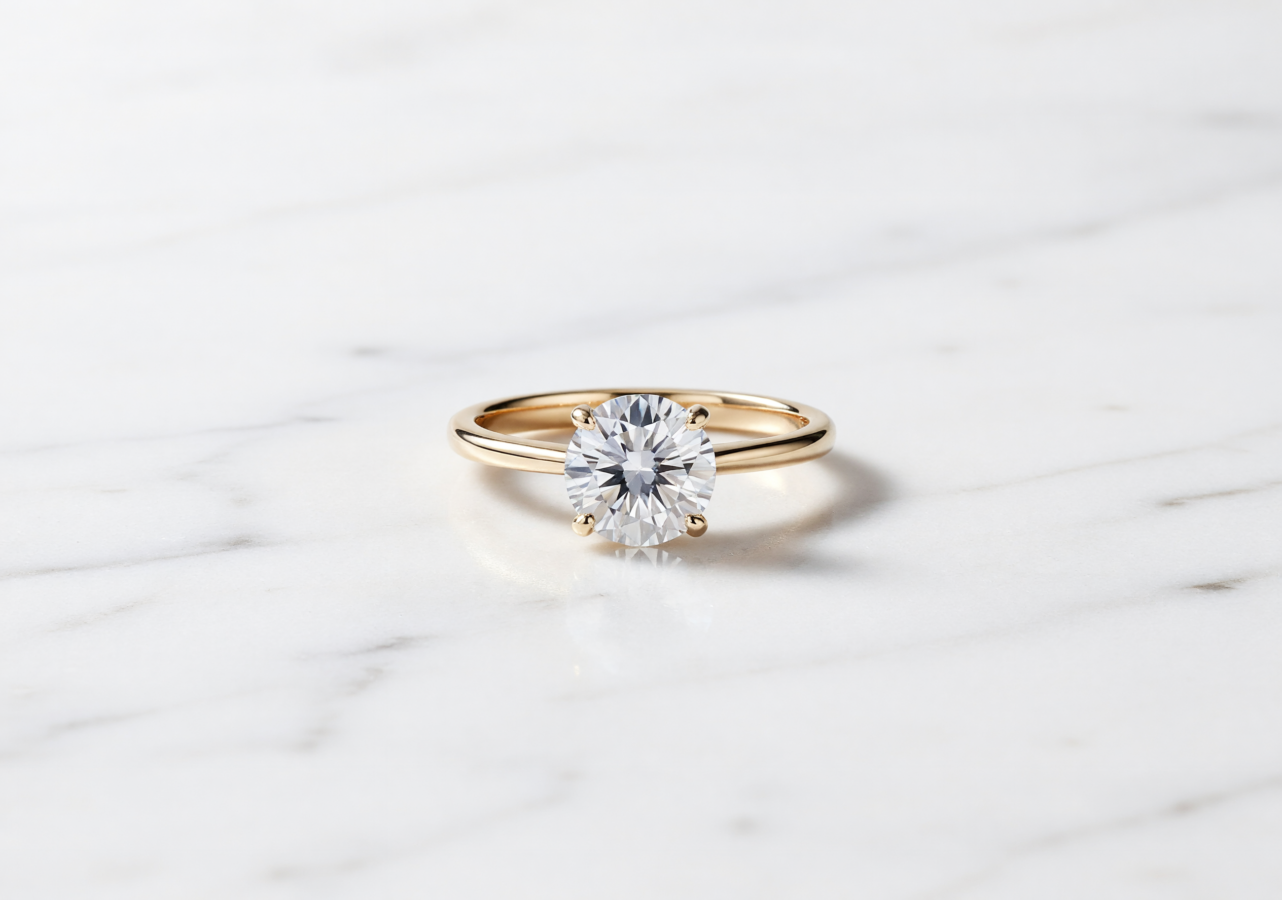 Anel de diamante — joalheria de excelência Santorini
